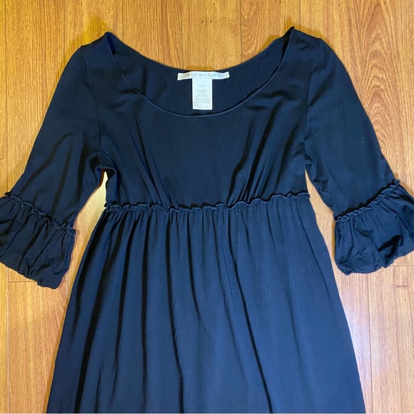 NWOT Max Studio Black Stretch All Season Vintage Empire Dress Size Small - Picture 6 of 13